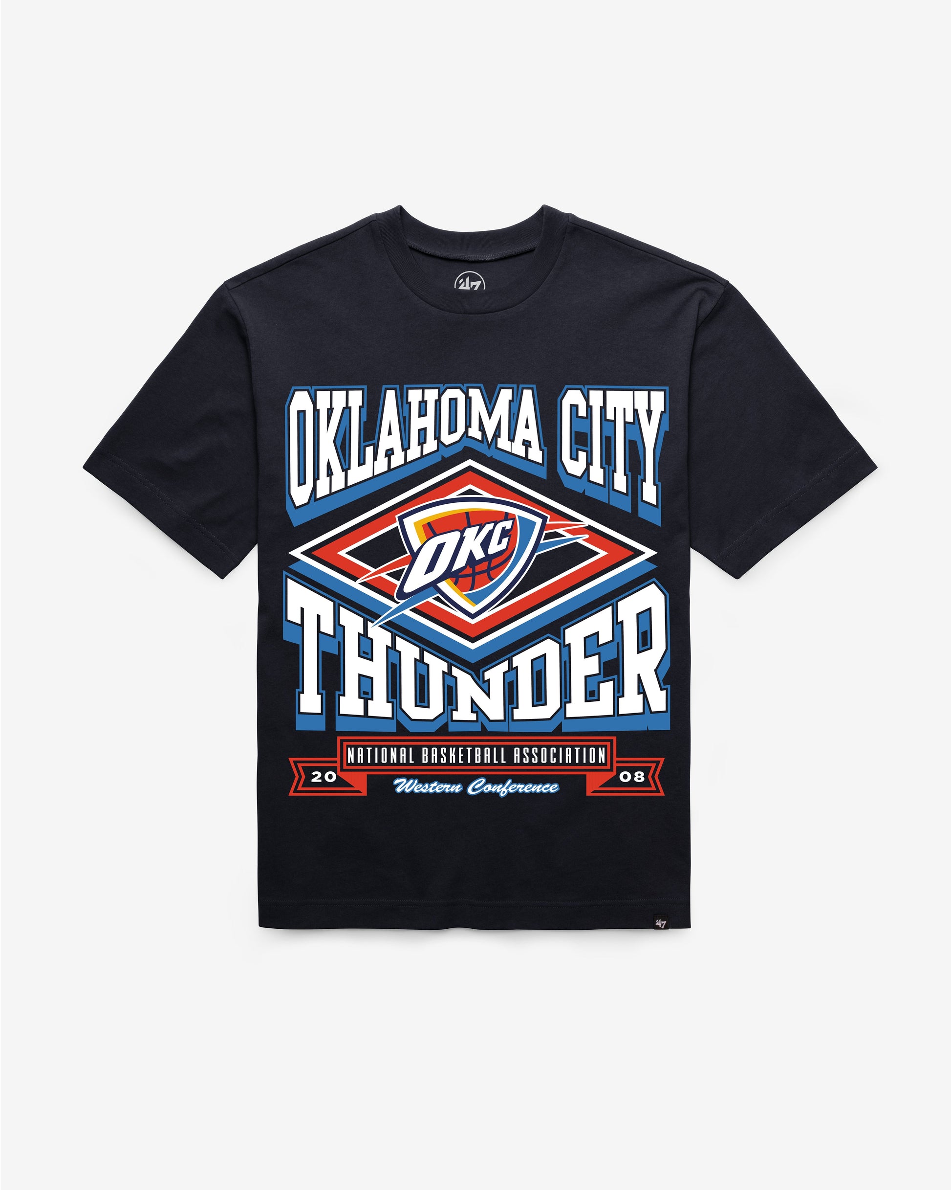 OKLAHOMA CITY THUNDER HEATER '47 FOUNDATION TEE