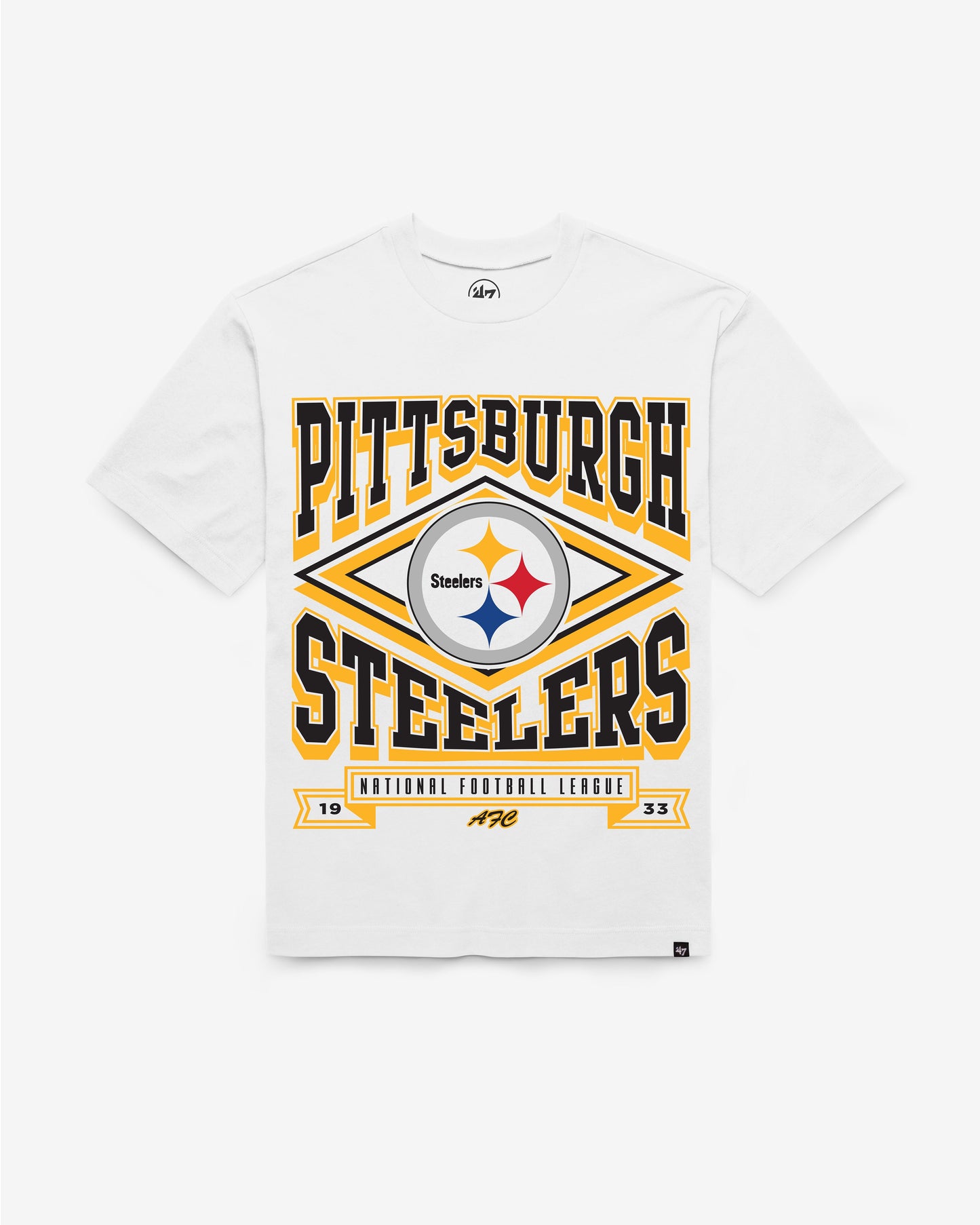 PITTSBURGH STEELERS HEATER '47 FOUNDATION TEE