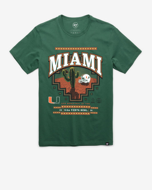 MIAMI HURRICANES FIESTA BOWL '47 FRANKLIN TEE