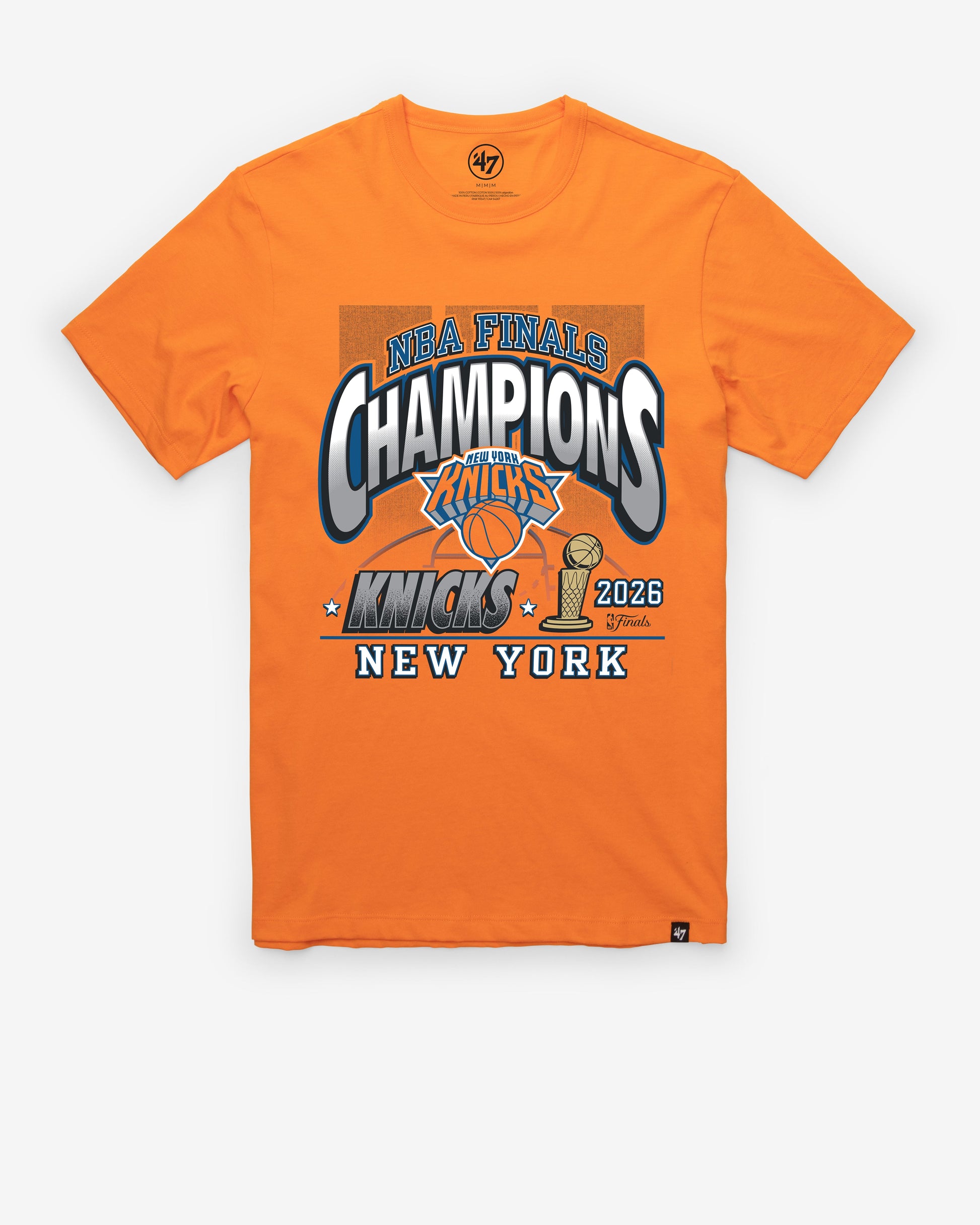 NEW YORK KNICKS 2026 NBA CHAMPIONS '47 FRANKLIN TEE