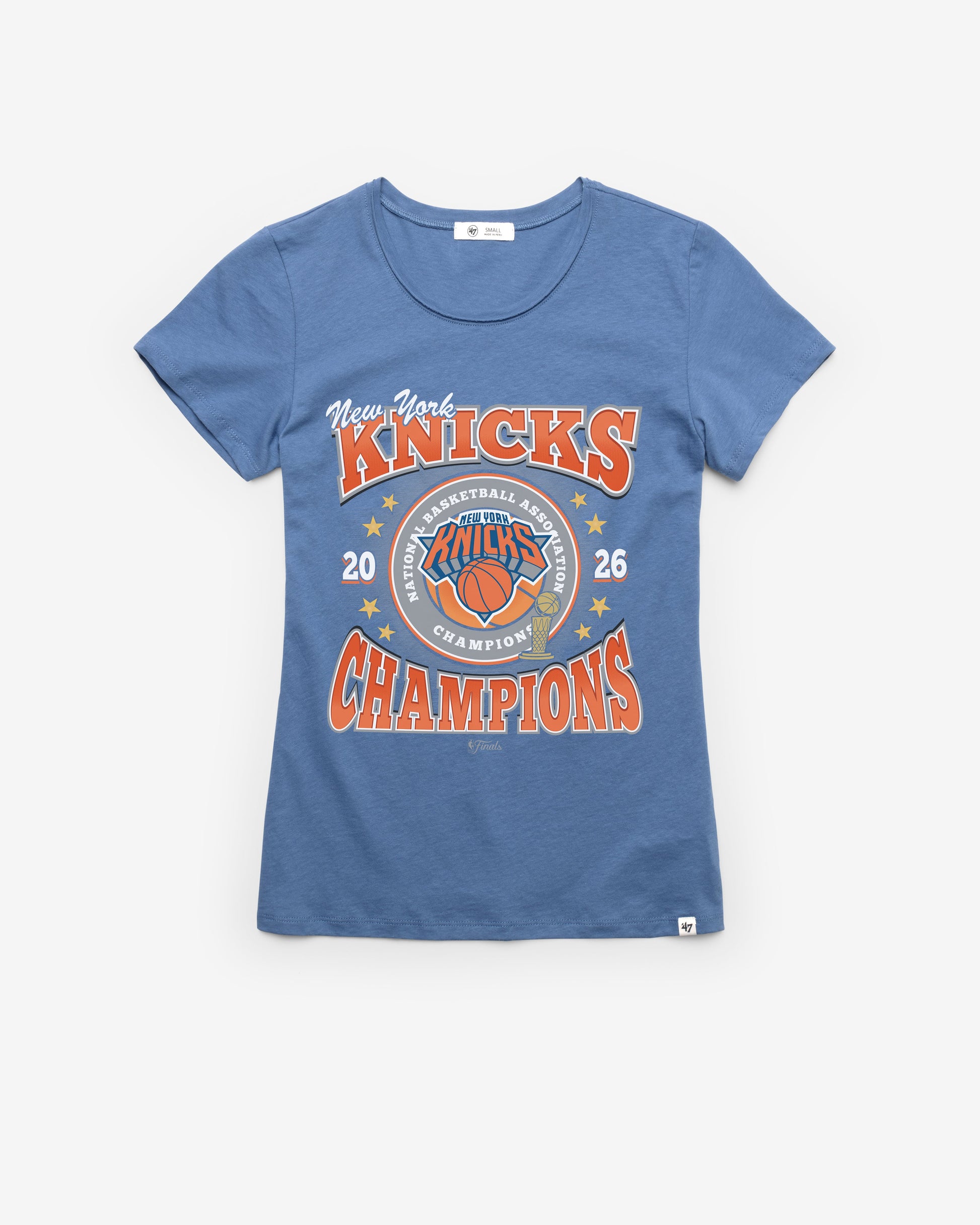 NEW YORK KNICKS 2026 NBA CHAMPIONS '47 WOMEN'S FRANKIE TEE