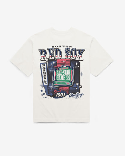 BOSTON RED SOX COOPERSTOWN RAWLINGS POSTER '47 FOUNDATION TEE