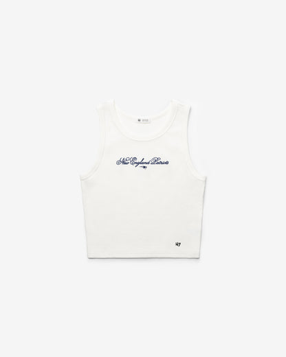 NEW ENGLAND PATRIOTS SCRIPT '47 BABY RIB TANK WOMENS
