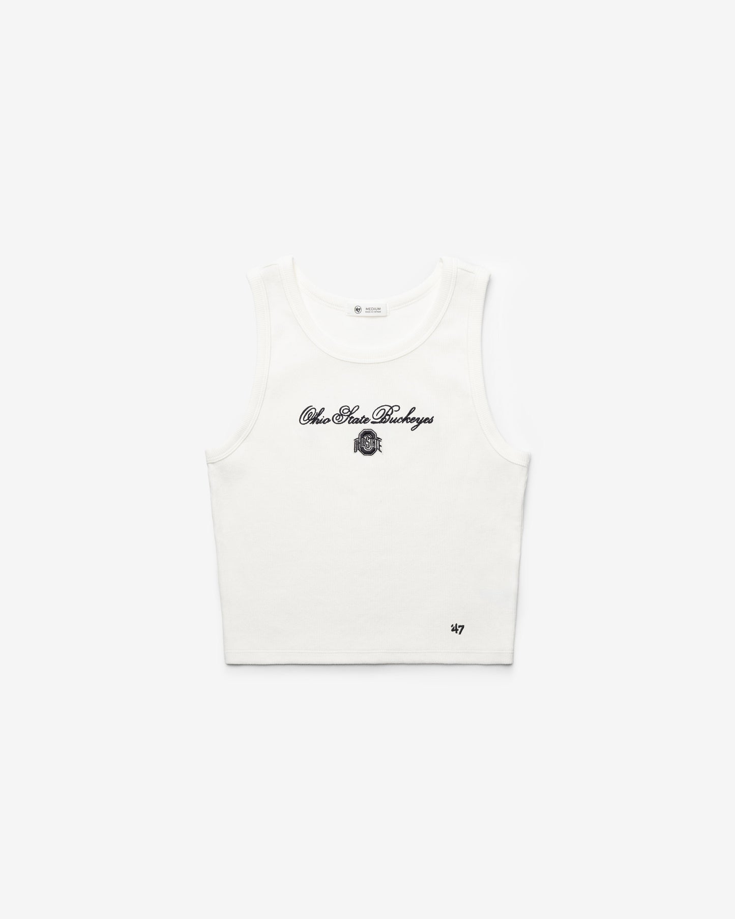 OHIO STATE BUCKEYES SCRIPT '47 BABY RIB TANK WOMENS