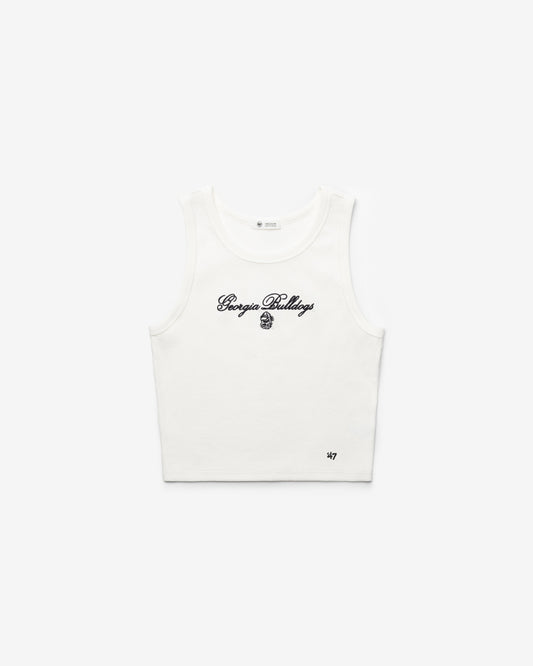 GEORGIA BULLDOGS SCRIPT '47 BABY RIB TANK WOMENS