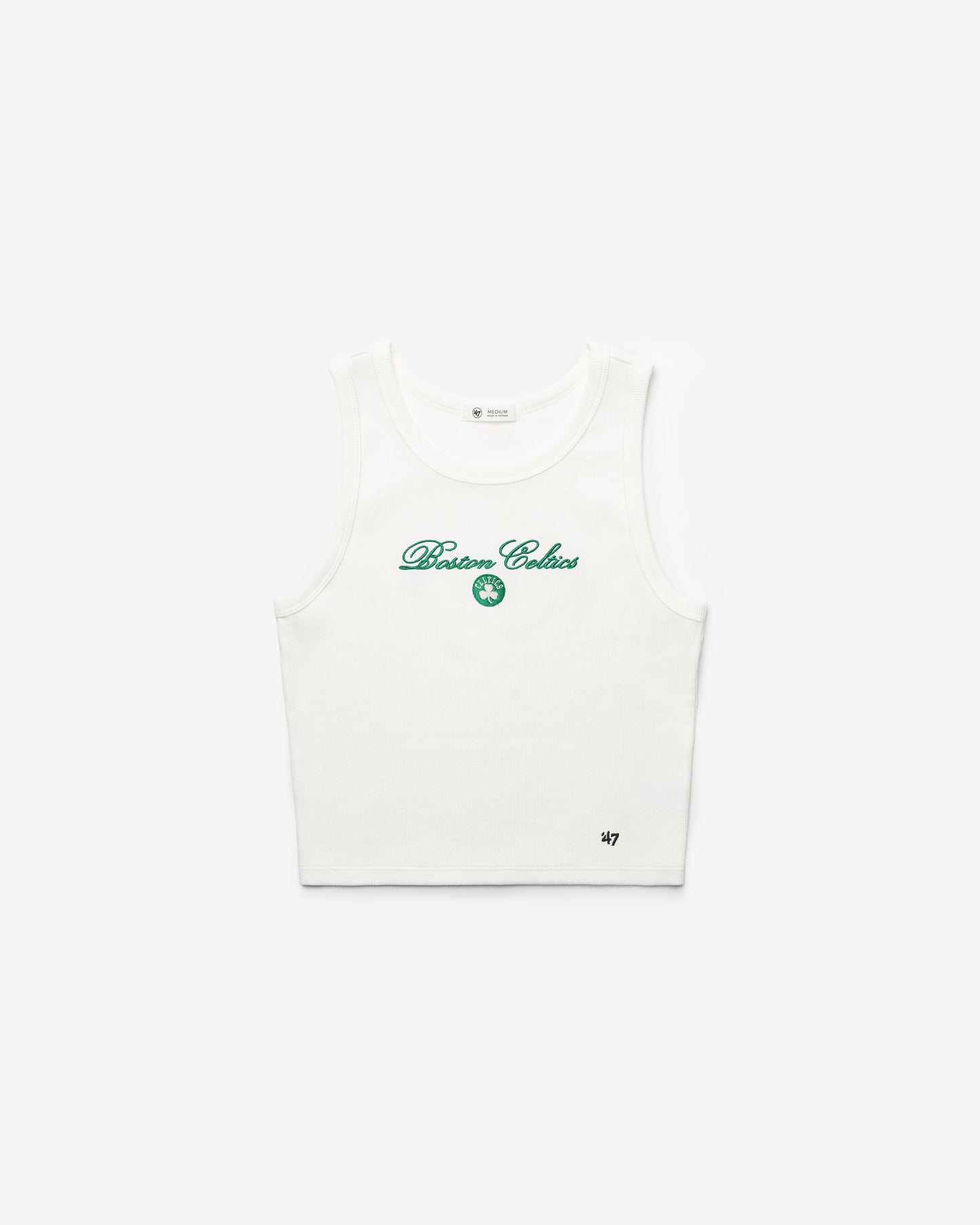 BOSTON CELTICS SCRIPT '47 BABY RIB TANK WOMENS