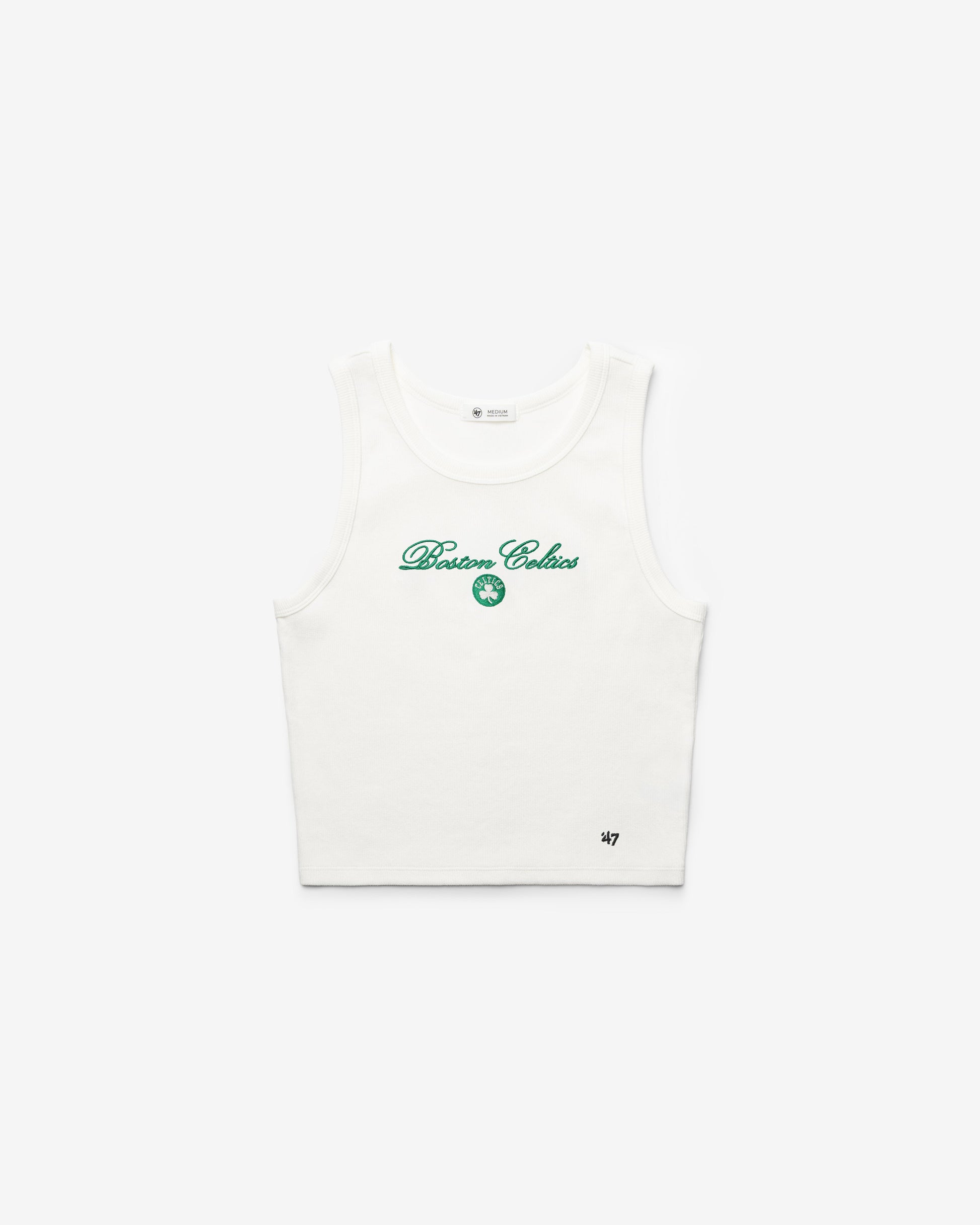BOSTON CELTICS SCRIPT '47 BABY RIB TANK WOMENS