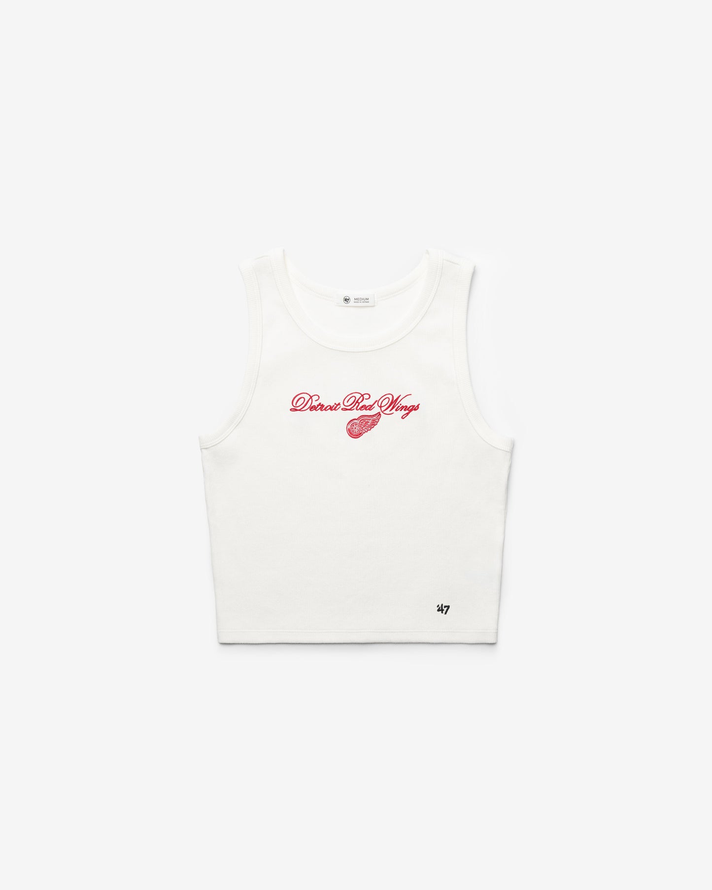 DETROIT RED WINGS SCRIPT '47 BABY RIB TANK WOMENS