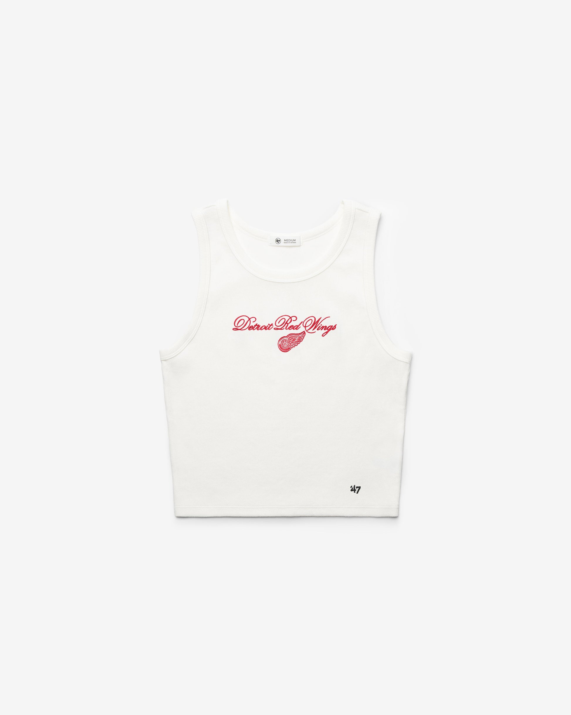 DETROIT RED WINGS SCRIPT '47 BABY RIB TANK WOMENS