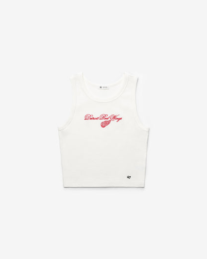 DETROIT RED WINGS SCRIPT '47 BABY RIB TANK WOMENS