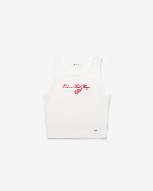 DETROIT RED WINGS SCRIPT '47 BABY RIB TANK WOMENS