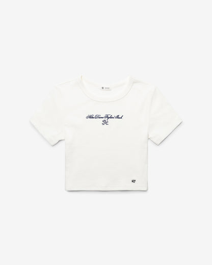 NOTRE DAME FIGHTING IRISH SCRIPT '47 BABY RIB TEE WOMENS