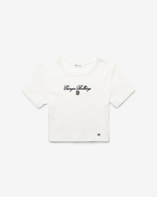 GEORGIA BULLDOGS SCRIPT '47 BABY RIB TEE WOMENS