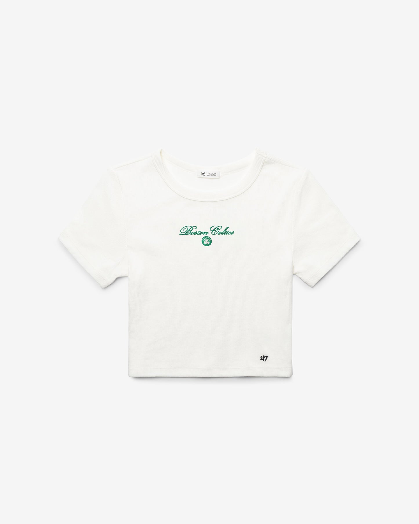 BOSTON CELTICS SCRIPT '47 BABY RIB TEE WOMENS