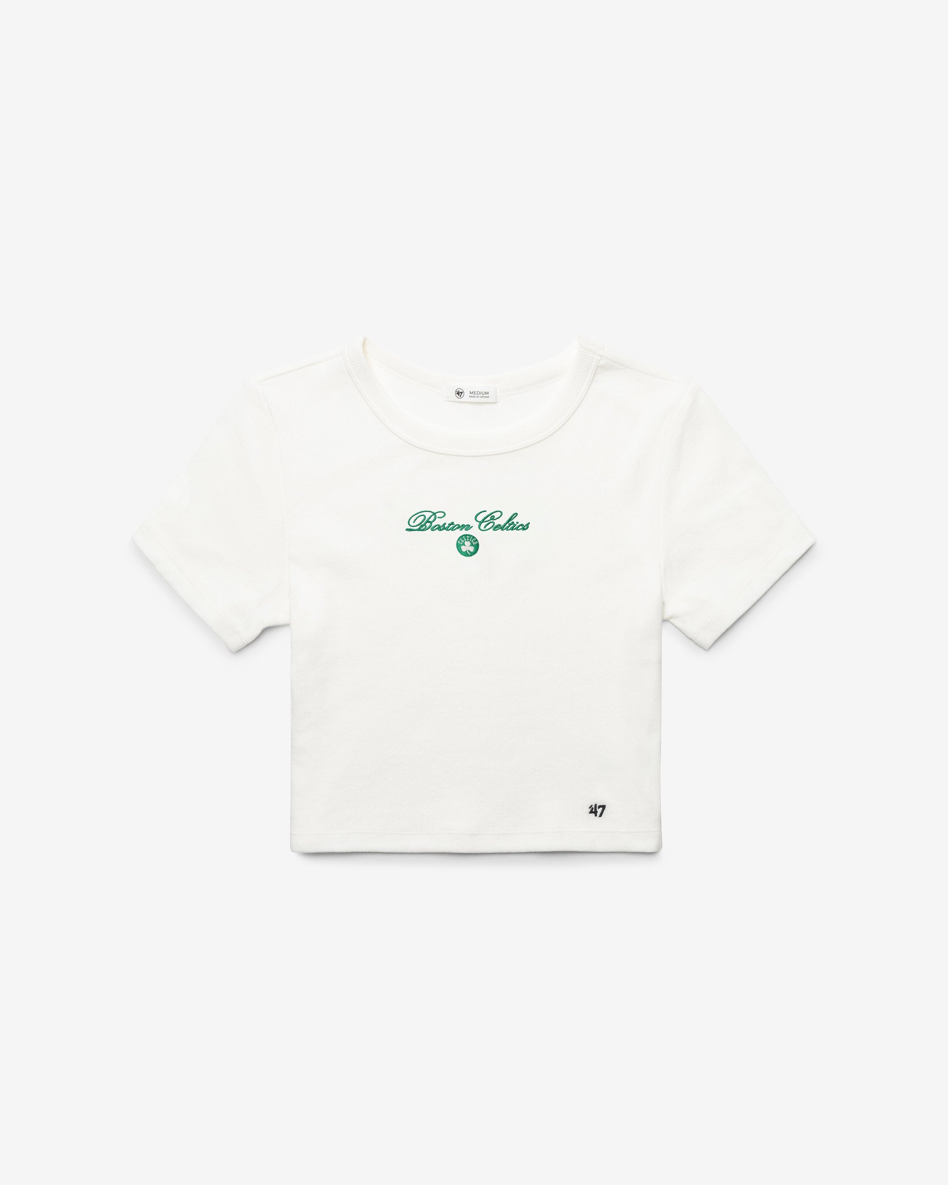 BOSTON CELTICS SCRIPT '47 BABY RIB TEE WOMENS