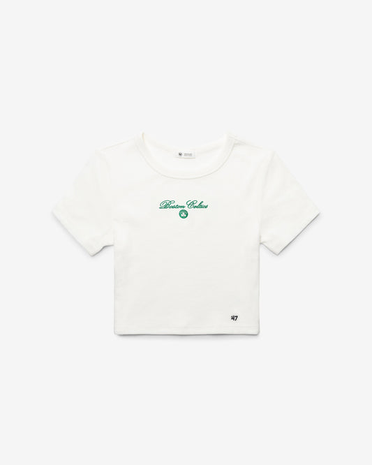 BOSTON CELTICS SCRIPT '47 BABY RIB TEE WOMENS