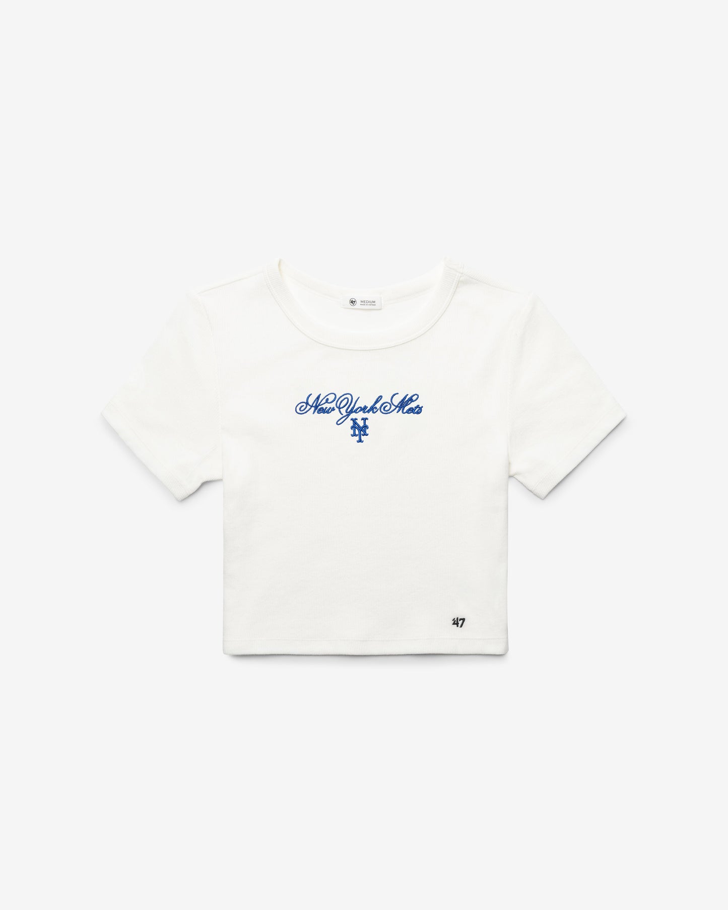 NEW YORK RANGERS SCRIPT '47 BABY RIB TEE WOMENS