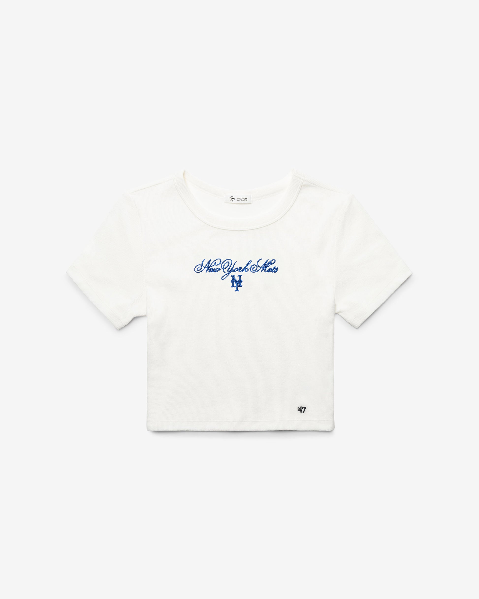 NEW YORK RANGERS SCRIPT '47 BABY RIB TEE WOMENS
