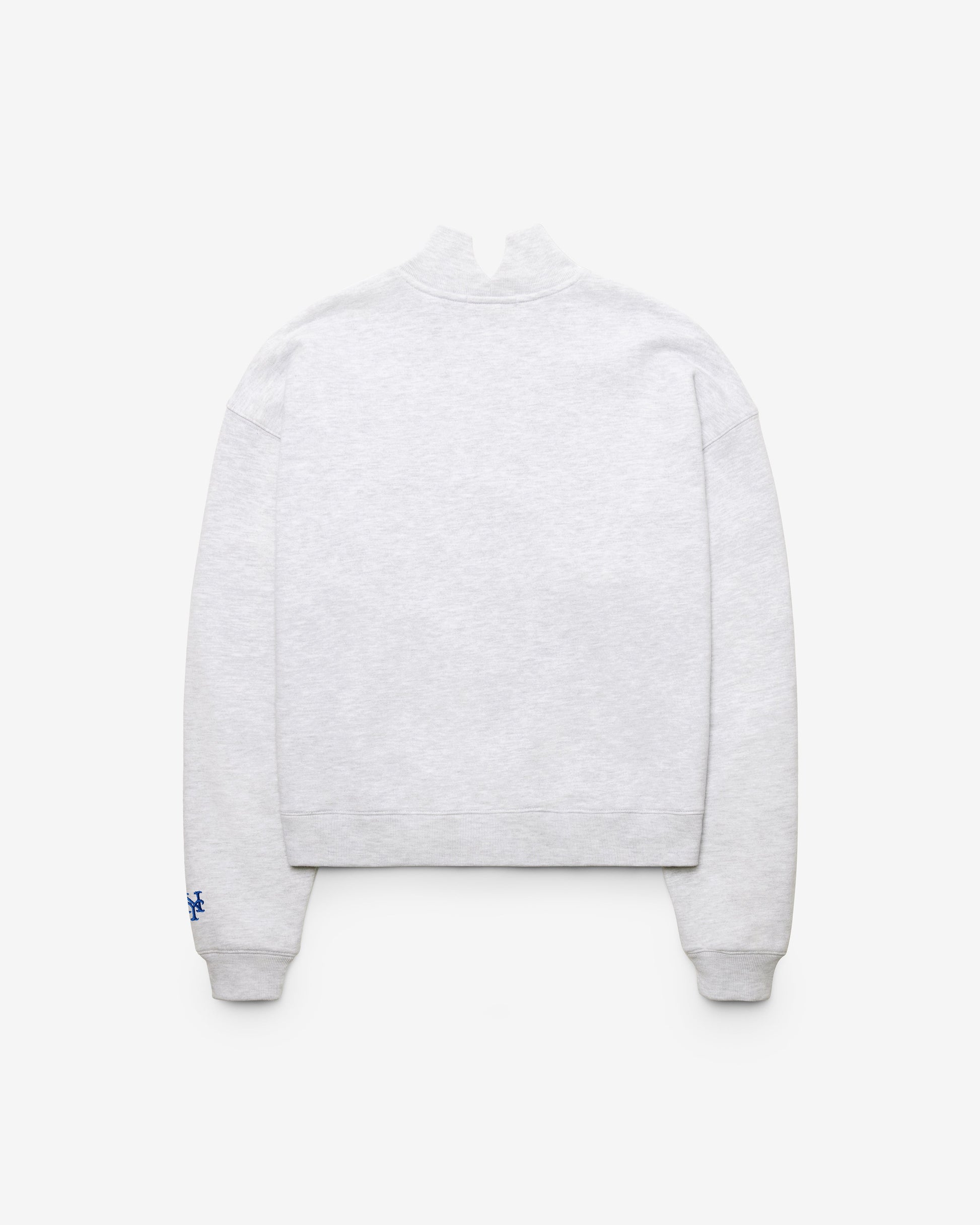 NEW YORK METS SCRIPT '47 MOCK NECK PULLOVER WOMENS
