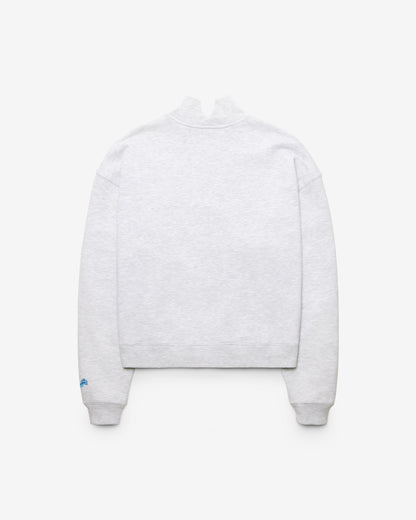 DETROIT LIONS SCRIPT '47 MOCK NECK PULLOVER WOMENS