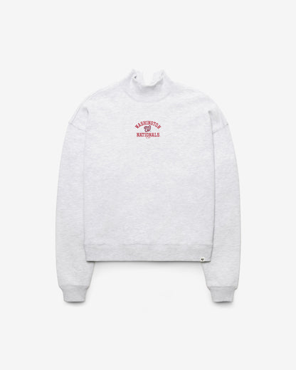 WASHINGTON NATIONALS SPIRITED '47 MOCK NECK PULLOVER WOMENS