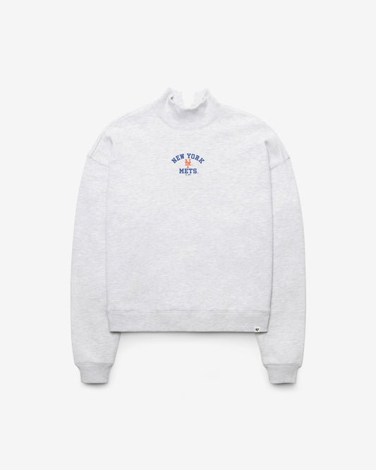 NEW YORK METS SPIRITED '47 MOCK NECK PULLOVER WOMENS
