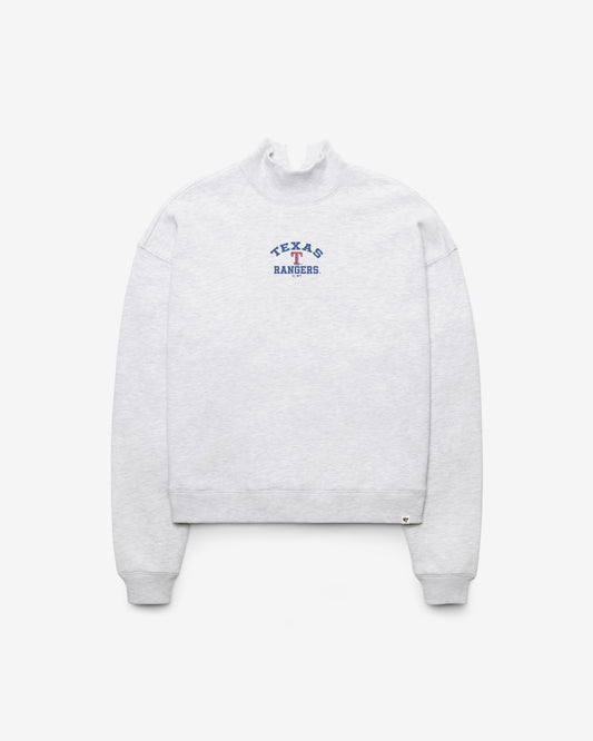 TEXAS RANGERS SPIRITED '47 MOCK NECK PULLOVER WOMENS