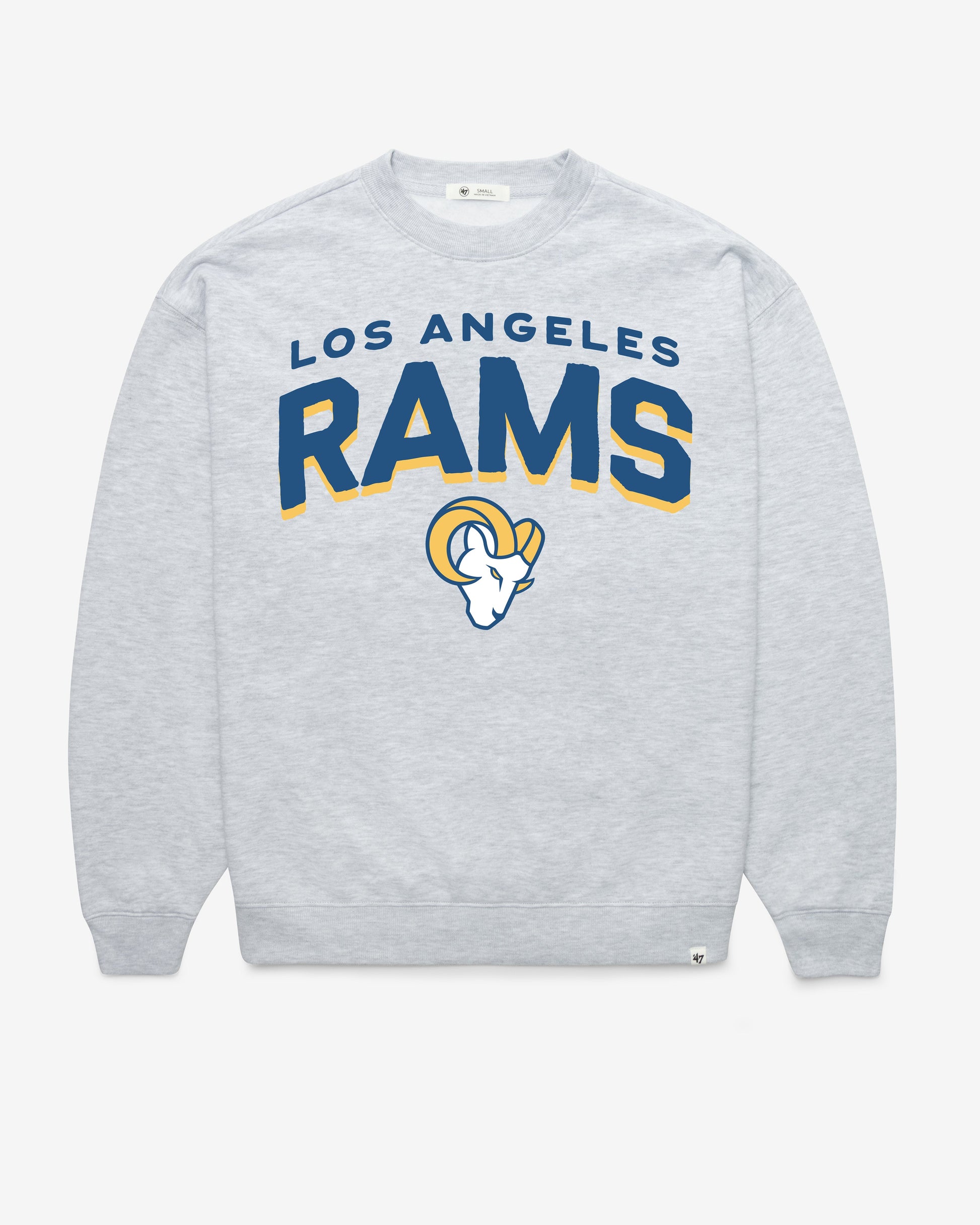LOS ANGELES RAMS CAMPUS ARCH CLOUD '47 WOMEN'S OVERSIZED CREW
