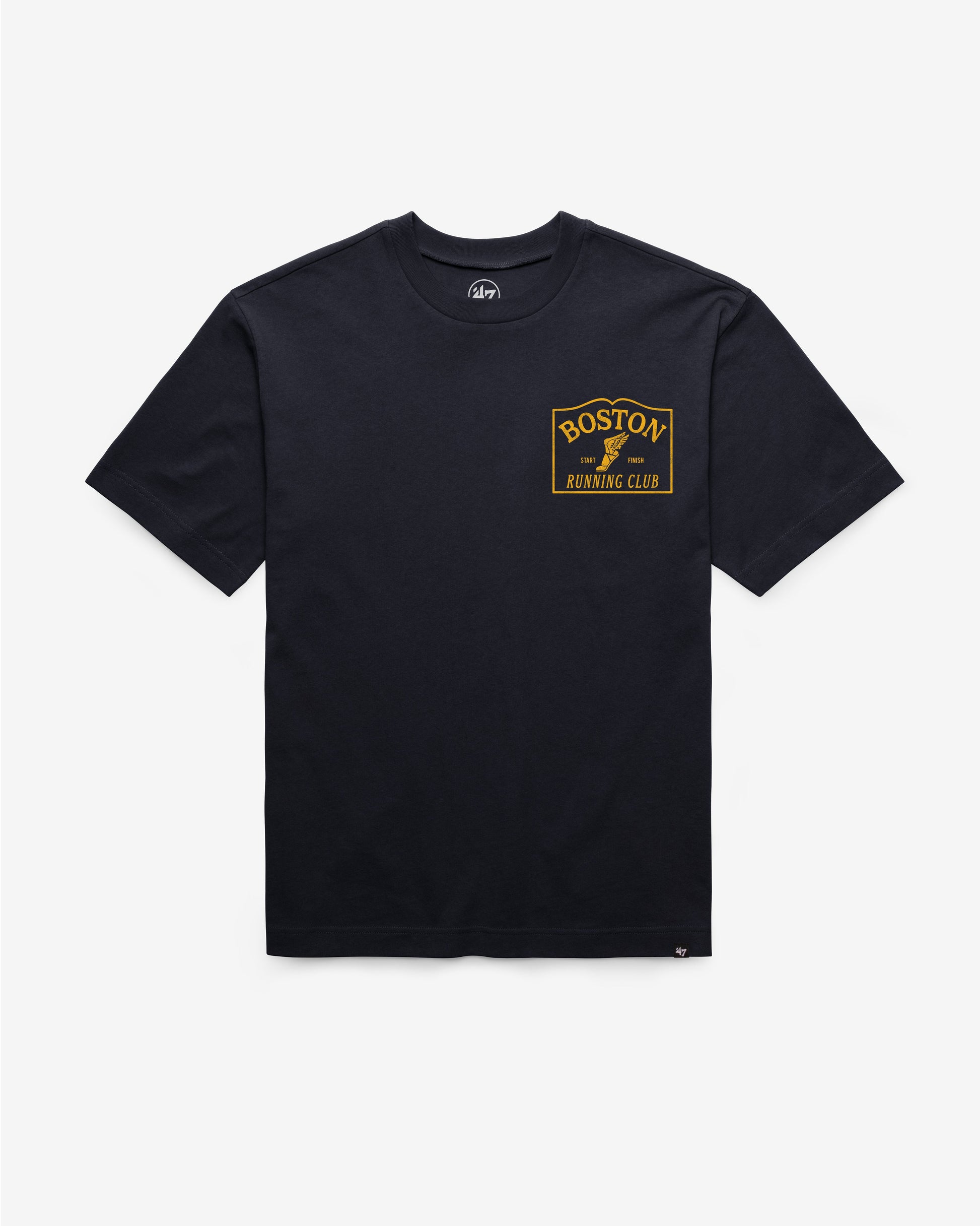 BOSTON RUN CLUB STRIDES BACKER '47 FOUNDATION TEE