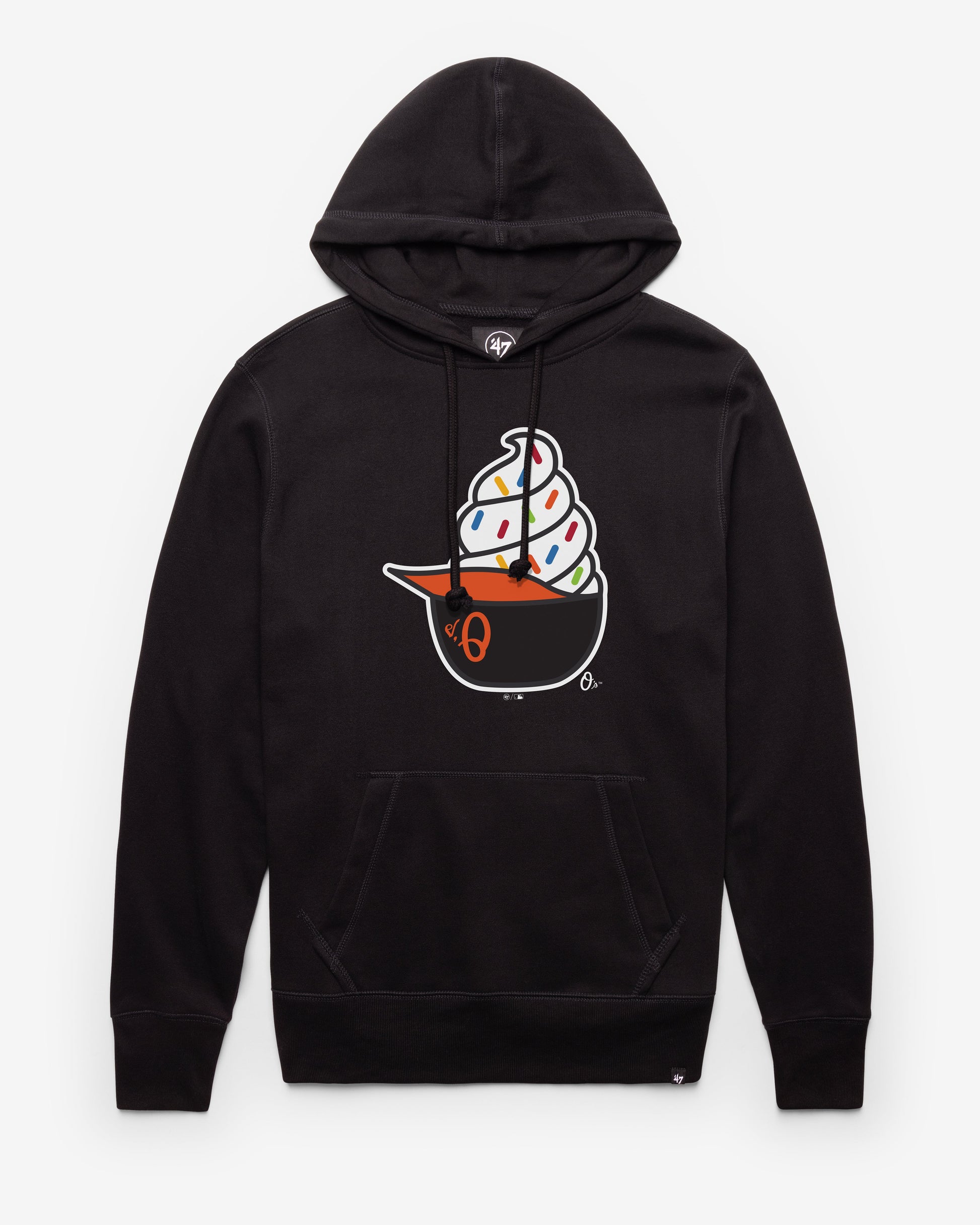 BALTIMORE ORIOLES ICE CREAM '47 HEADLINE HOOD