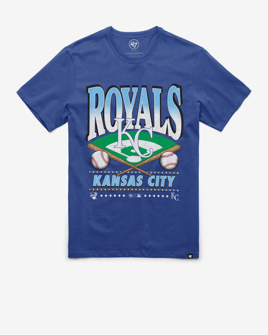 KANSAS CITY ROYALS STRAIGHT SHOT TWO '47 FRANKLIN TEE