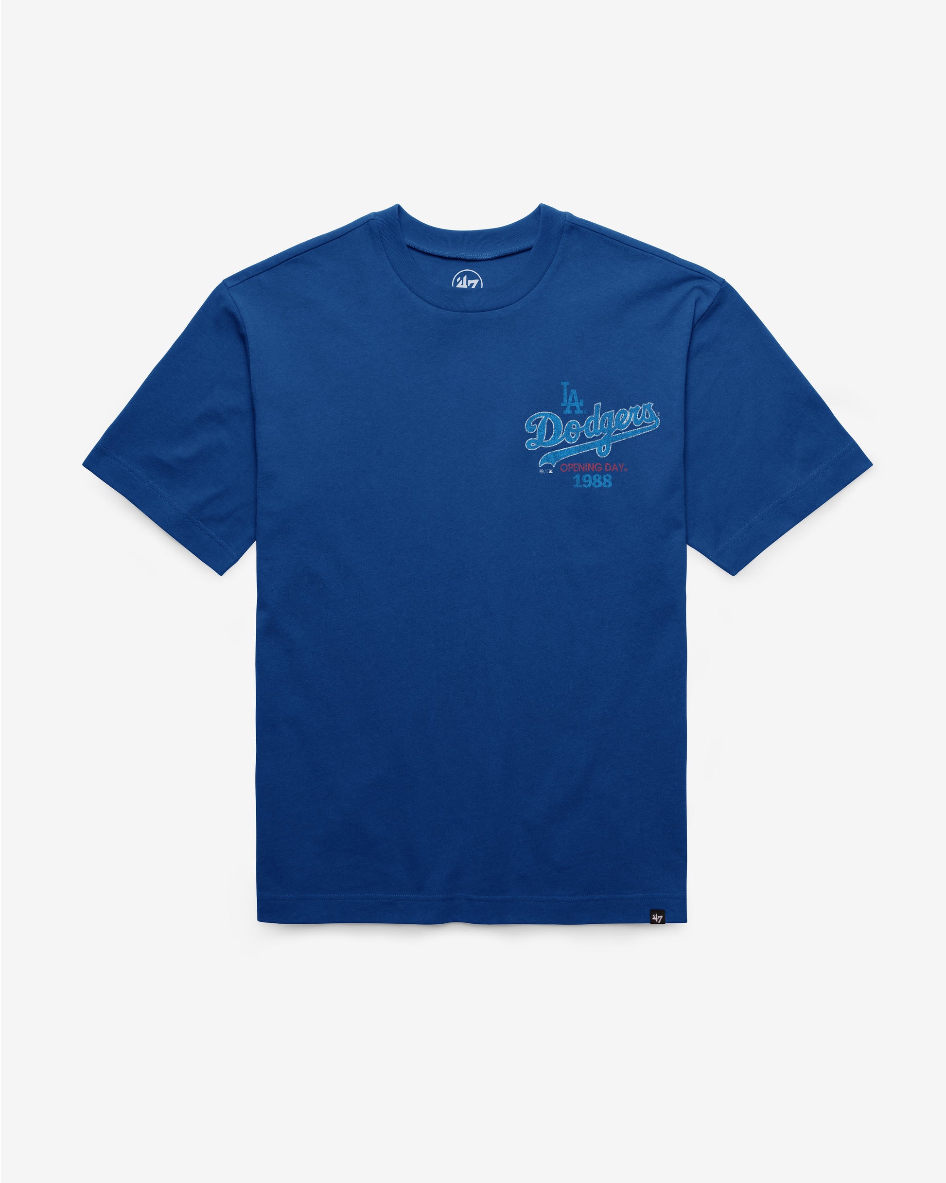 LOS ANGELES DODGERS COOPERSTOWN BACKER '47 FOUNDATION TEE