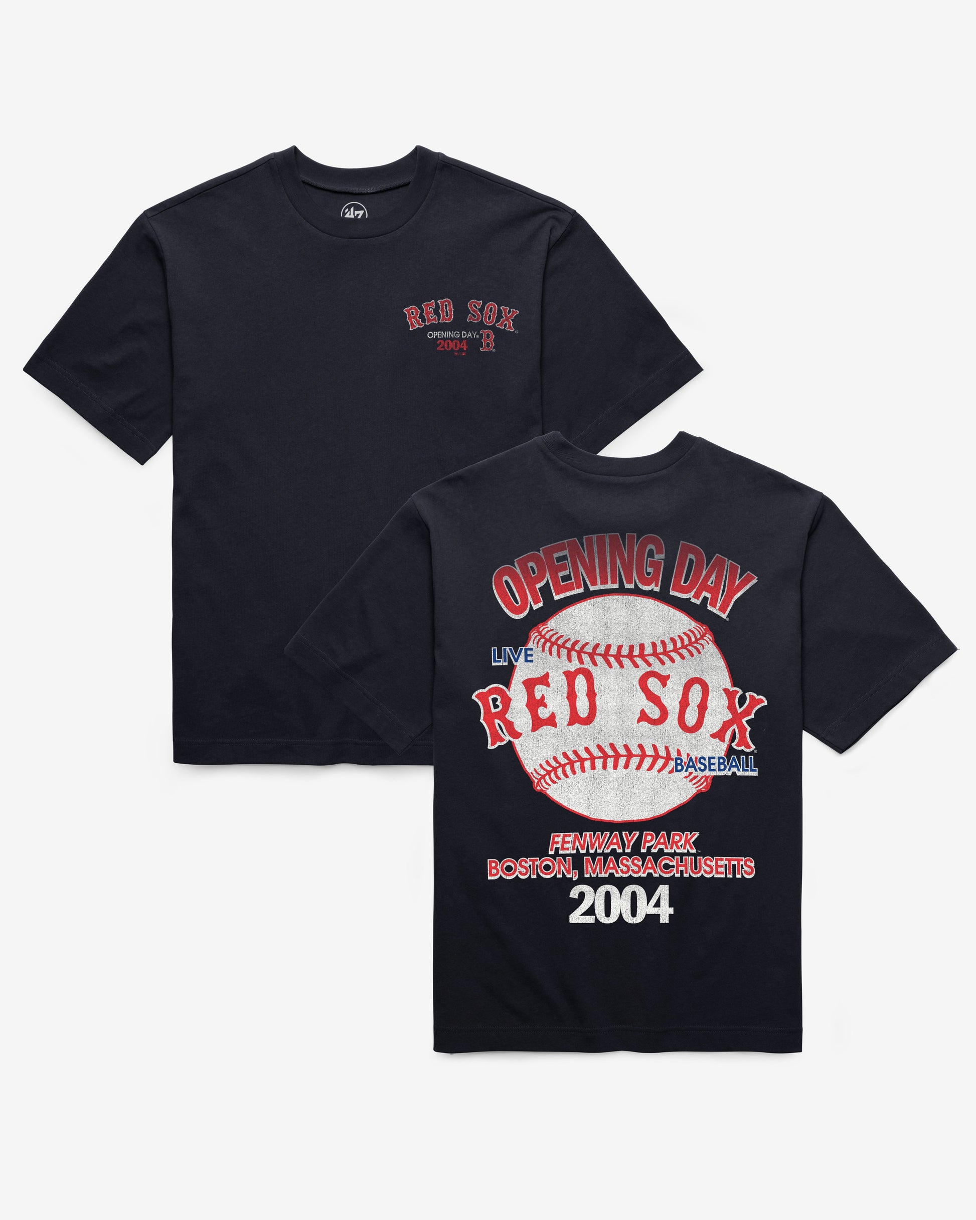 BOSTON RED SOX COOPERSTOWN BACKER '47 FOUNDATION TEE