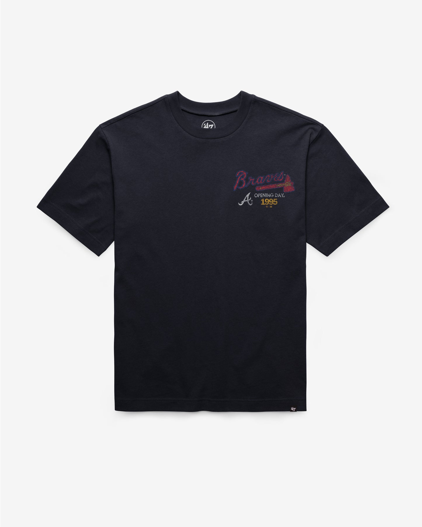 ATLANTA BRAVES COOPERSTOWN BACKER '47 FOUNDATION TEE