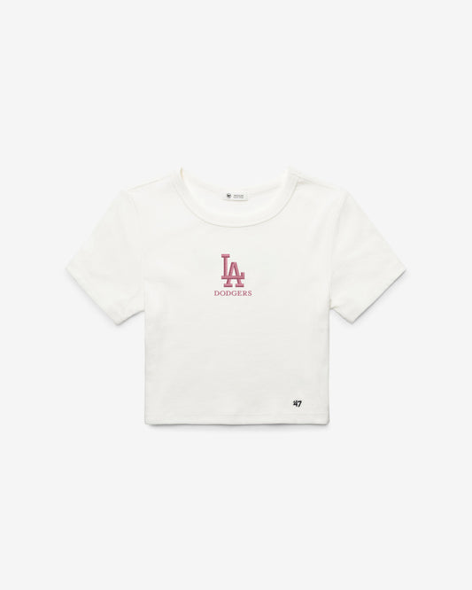 LOS ANGELES DODGERS '47 BABY RIB TEE WOMEN