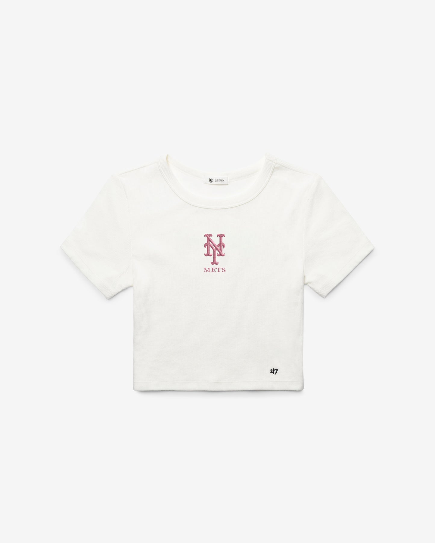 NEW YORK METS '47 BABY RIB TEE WOMEN