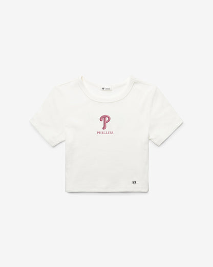 PHILADELPHIA PHILLIES '47 BABY RIB TEE WOMEN