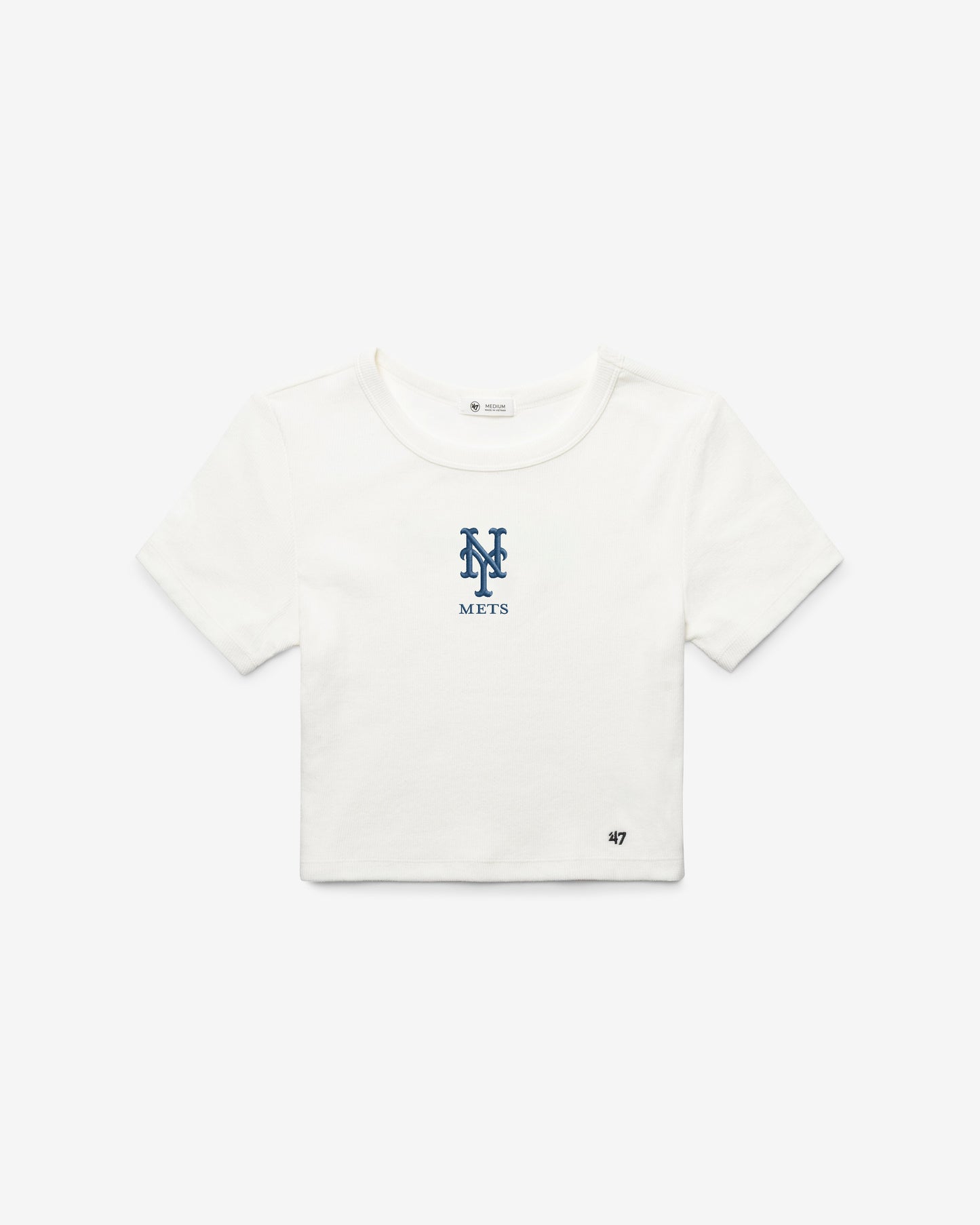 NEW YORK METS '47 BABY RIB TEE WOMEN