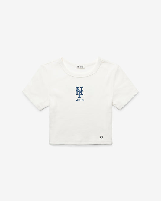 NEW YORK METS '47 BABY RIB TEE WOMEN