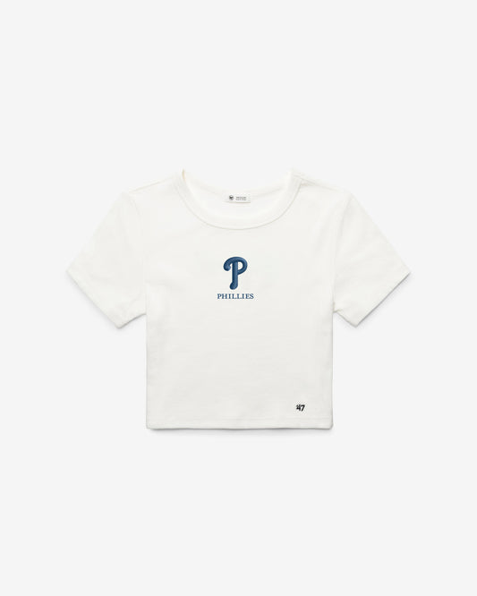 PHILADELPHIA PHILLIES '47 BABY RIB TEE WOMEN