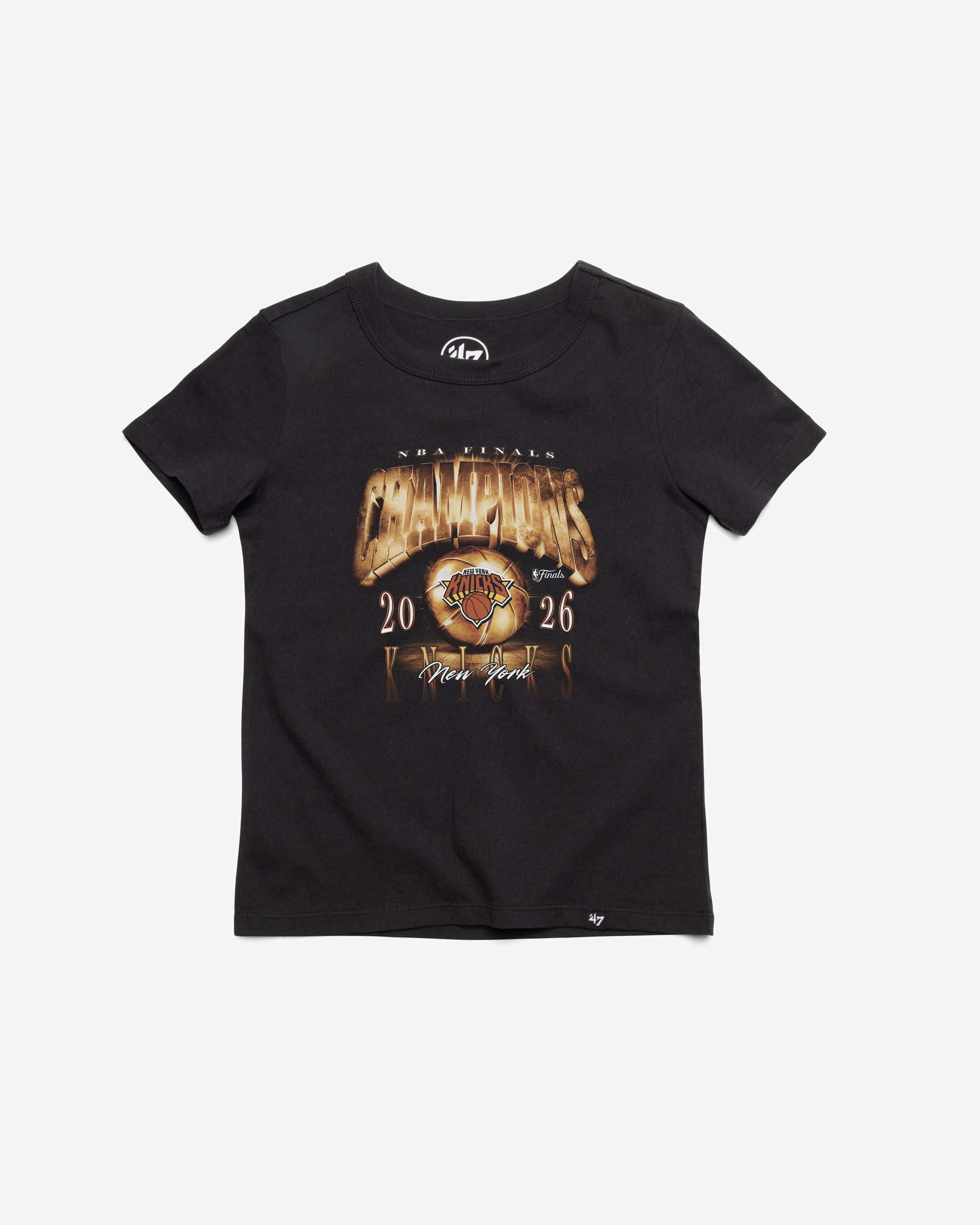 NEW YORK KNICKS 2026 NBA CHAMPIONS IMPRINT '47 KIDS FRANKLIN TEE