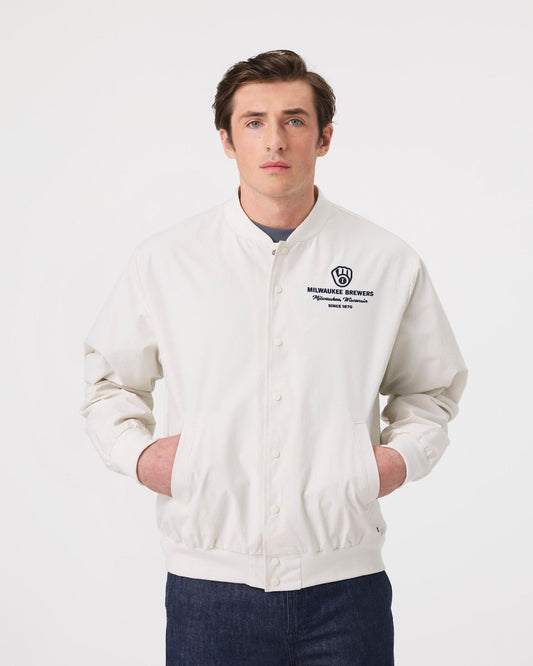 MILWAUKEE BREWERS ANDERSON '47 TWILL BOMBER