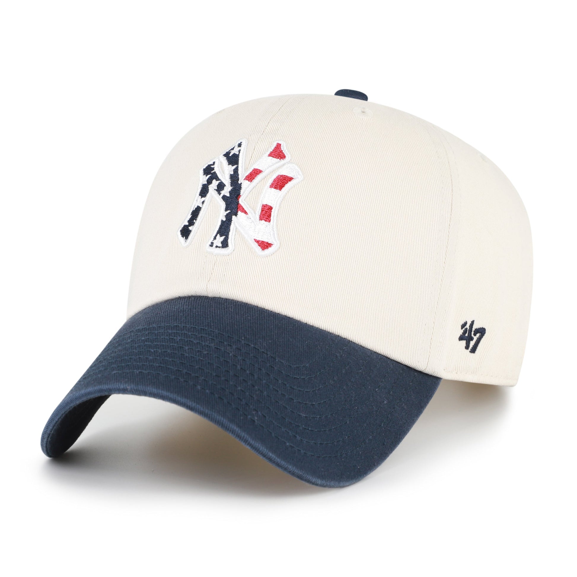 NEW YORK YANKEES FLAG FILL TWO TONE '47 CLEAN UP