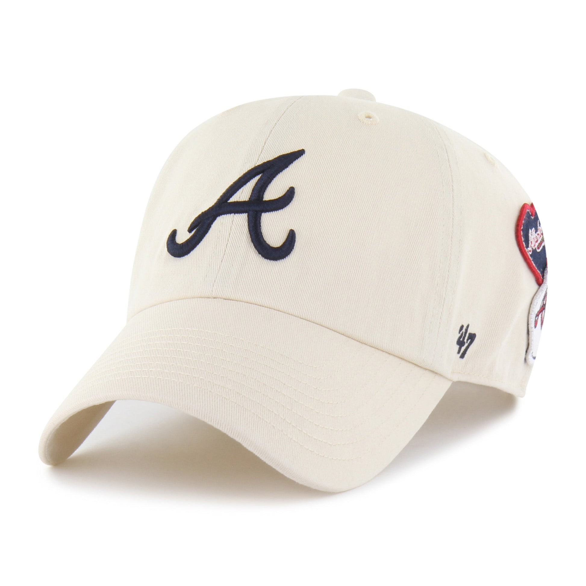 ATLANTA BRAVES BADGES '47 CLEAN UP