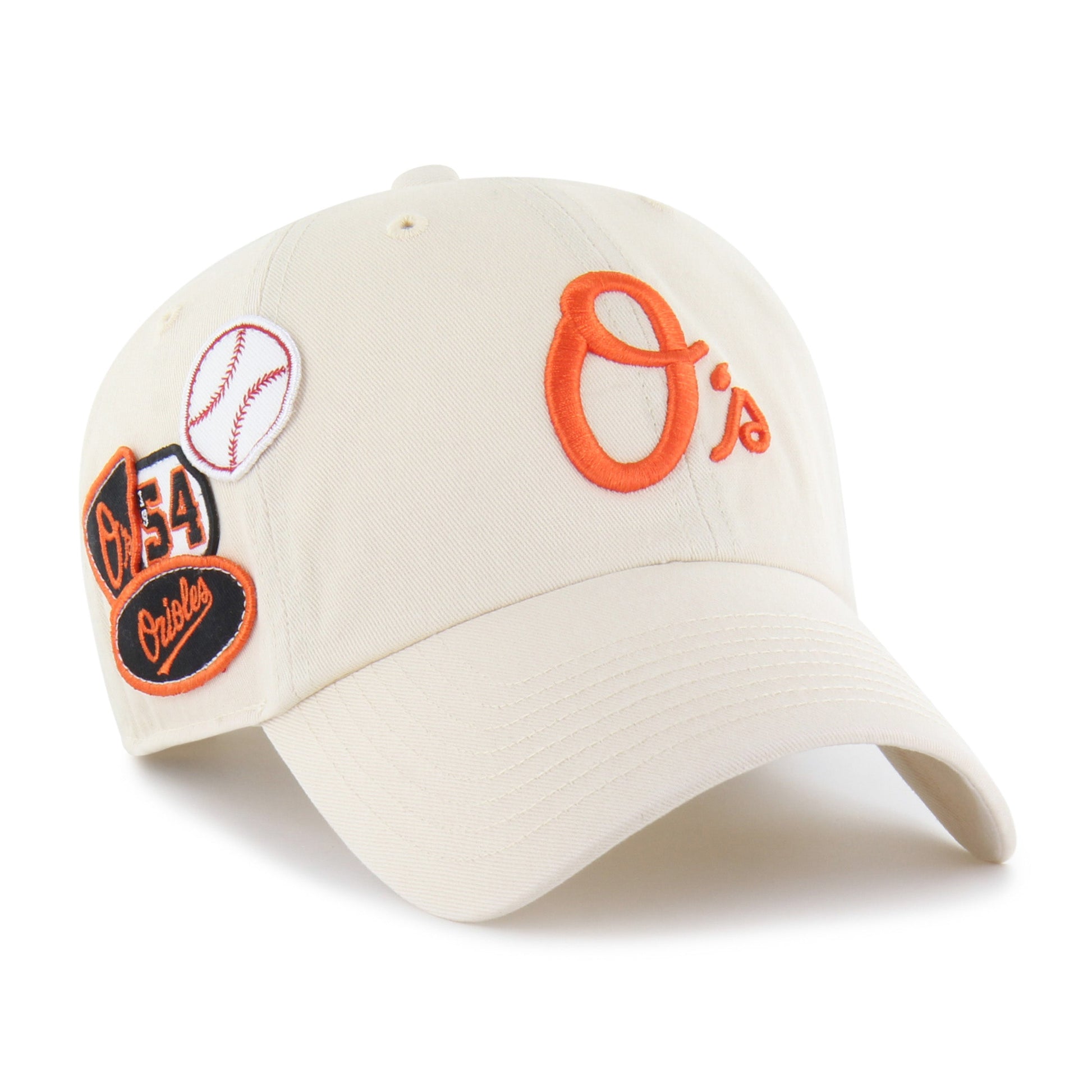 BALTIMORE ORIOLES BADGES '47 CLEAN UP
