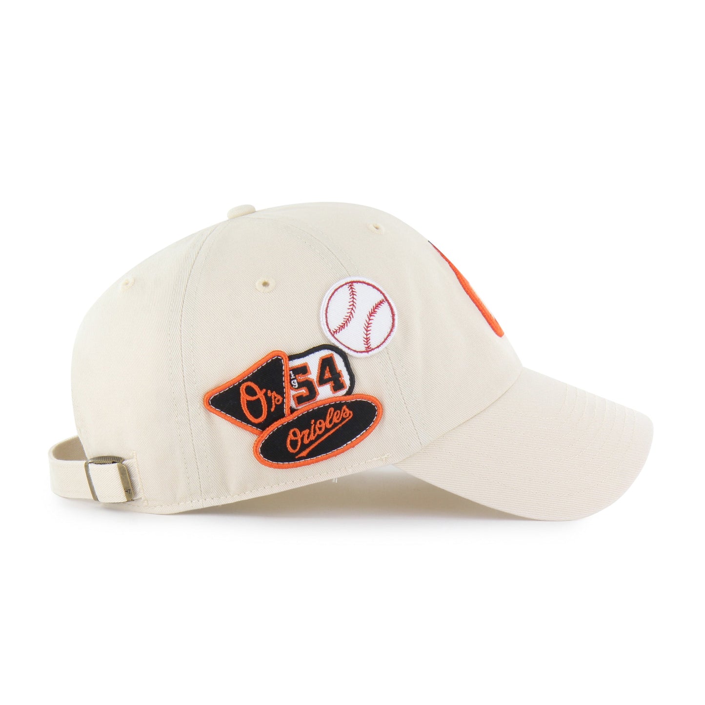BALTIMORE ORIOLES BADGES '47 CLEAN UP
