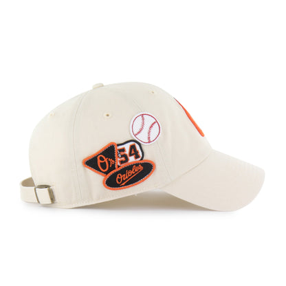 BALTIMORE ORIOLES BADGES '47 CLEAN UP