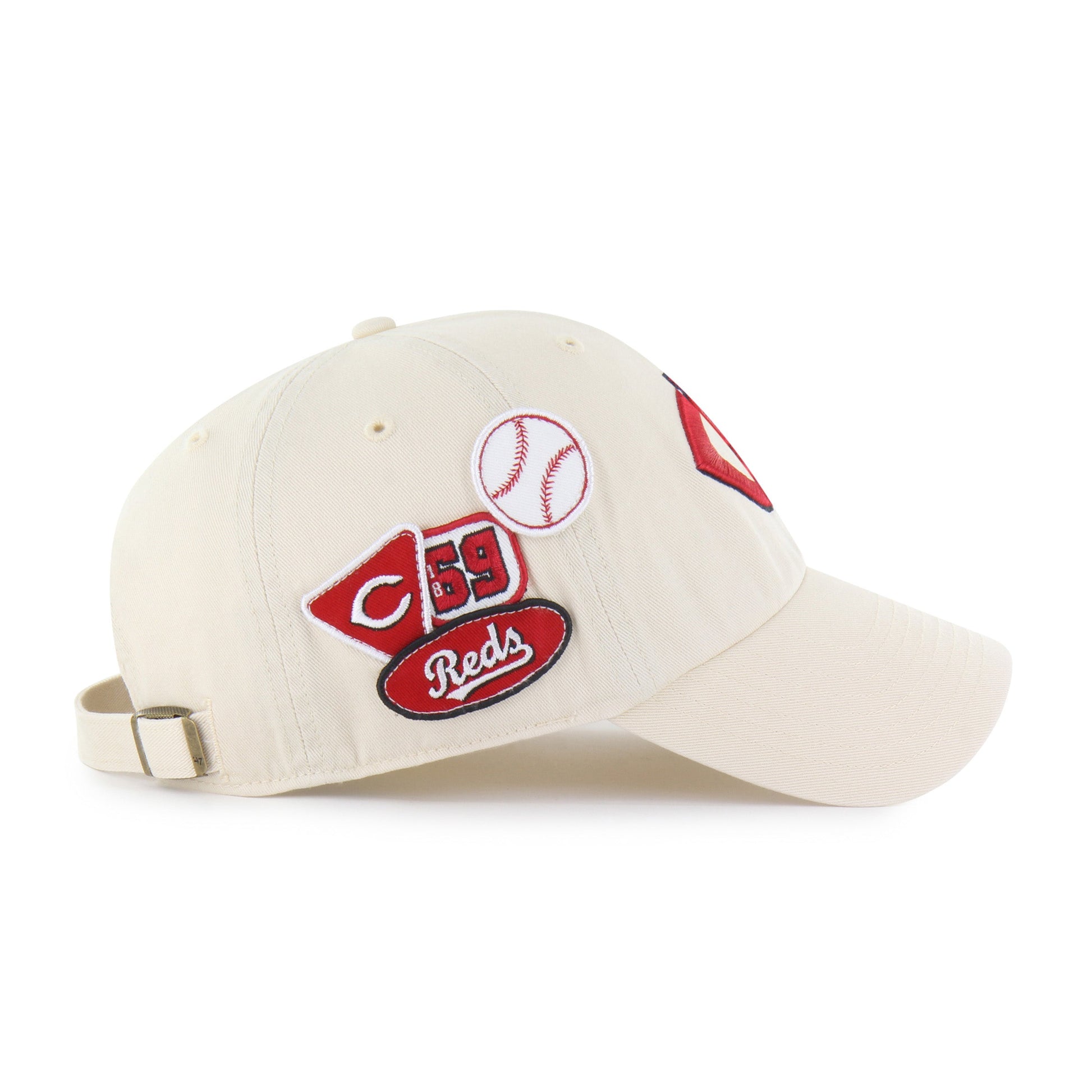 CINCINNATI REDS BADGES '47 CLEAN UP