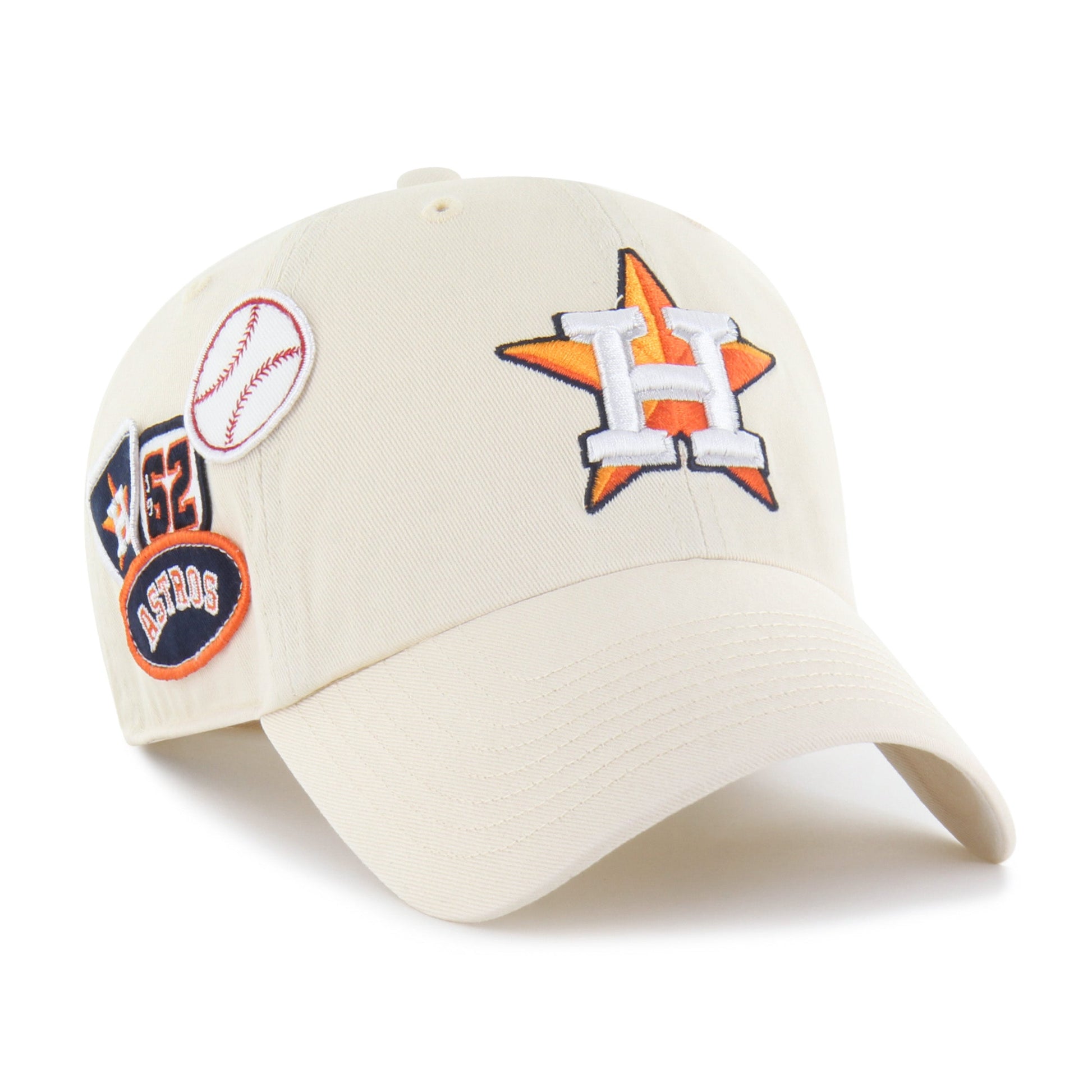 HOUSTON ASTROS BADGES '47 CLEAN UP