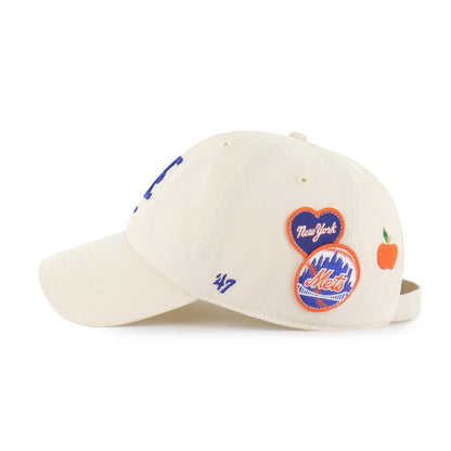 NEW YORK METS BADGES '47 CLEAN UP